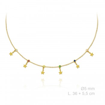 Gargantilla EstrellasCirc...