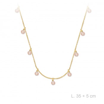 Silver Necklaces with Cubic...