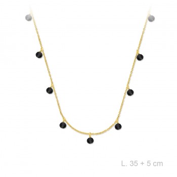 Silver Necklaces with Cubic...