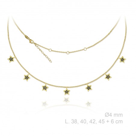 Gargantilla Estrella Negra NOIR D.