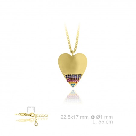 Silver Necklaces with Cubic Zirconium 