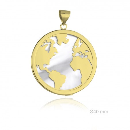 Pingente de Prata Esterlina e Nácar (Madrepérola)