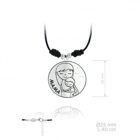 Necklaces Leather and various