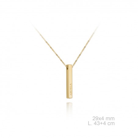 Gargantilla lingote Abuela Dorada