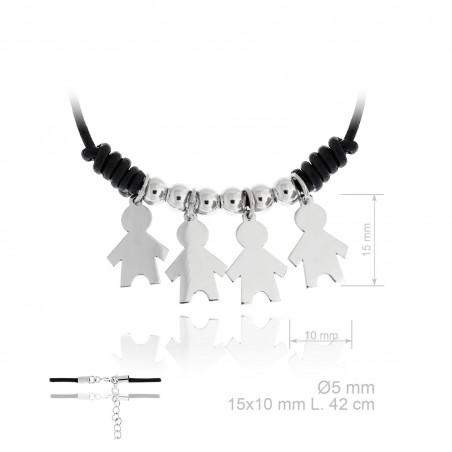 Gargantilla de Plata de Ley 