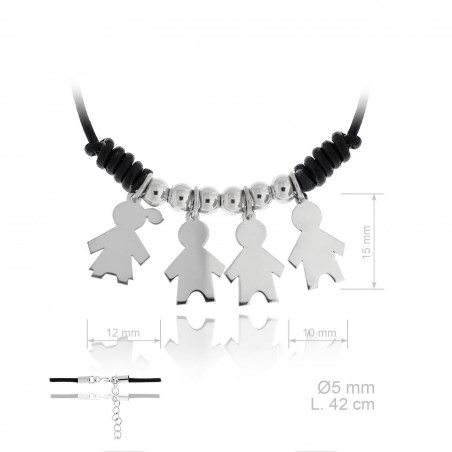 Gargantilla de Plata de Ley 