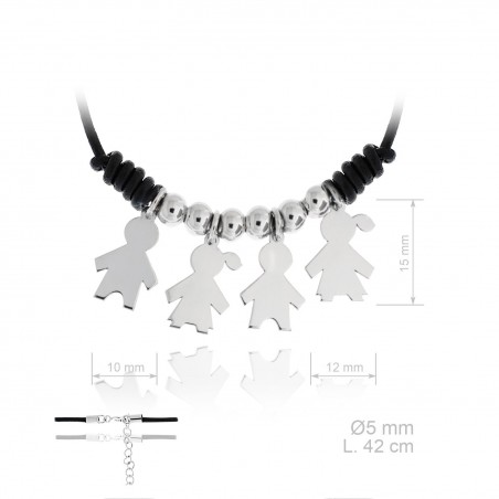 Gargantilla de Plata de Ley 