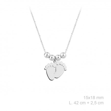 Gargantilla doble Pie