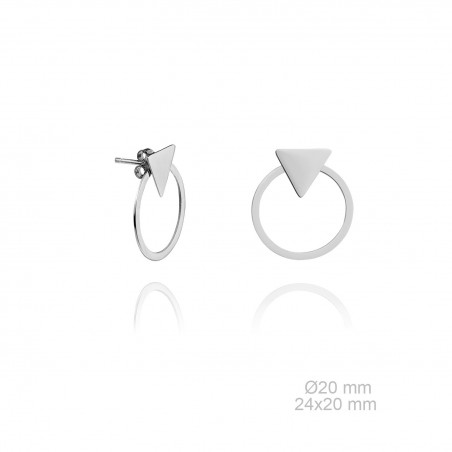 Brincos Prata lisa