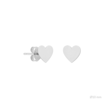 Pendientes Corazón Liso