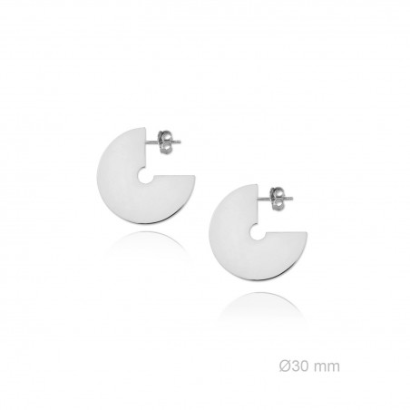 Brincos Prata lisa