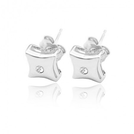 Silver Earrings with Cubir Zirconium 