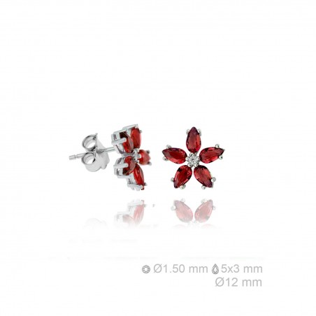 Boucles d'oreilles en Argent