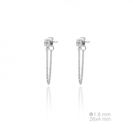 Boucles d'oreilles en Argent
