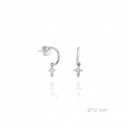 Boucles d'oreilles en Argent