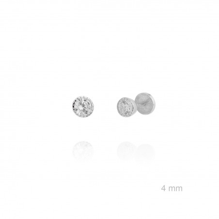 Silver Earrings with Cubir Zirconium