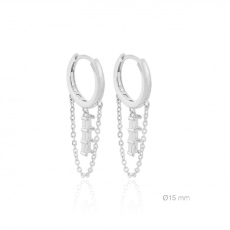 Boucles d'oreilles en Argent
