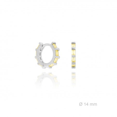 Silver Earrings with Cubir Zirconium