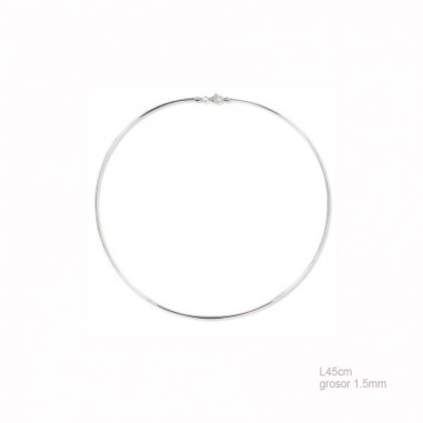 Sautoirs Argent lisse