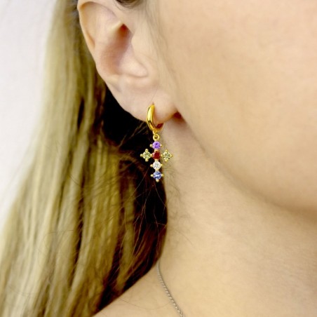 Silver Earrings with Cubir Zirconium