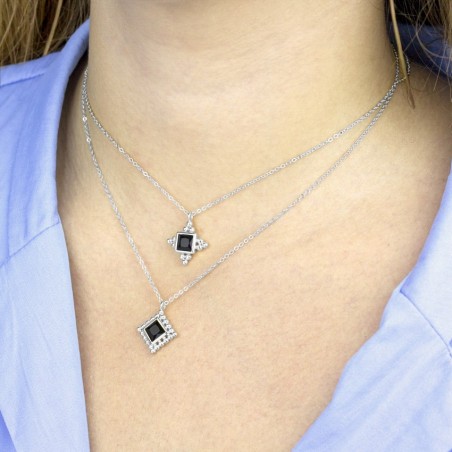 Silver Necklaces with Cubic Zirconium