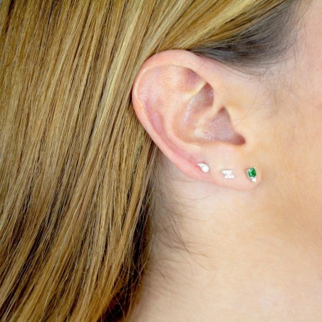 Silver Earrings with Cubir Zirconium