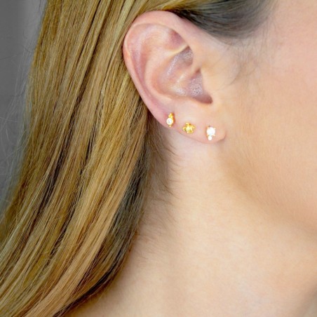 Silver Earrings with Cubir Zirconium