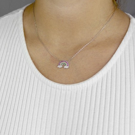 Silver Necklaces with Cubic Zirconium