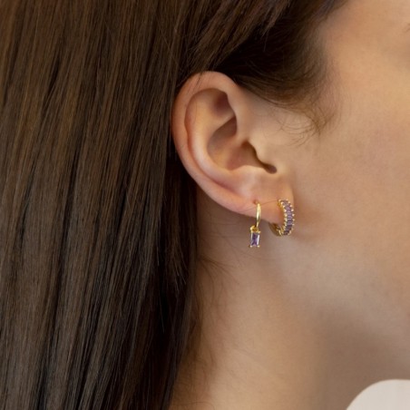 Silver Earrings with Cubir Zirconium