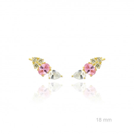 Escaladores de orelha em Prata Esterlina