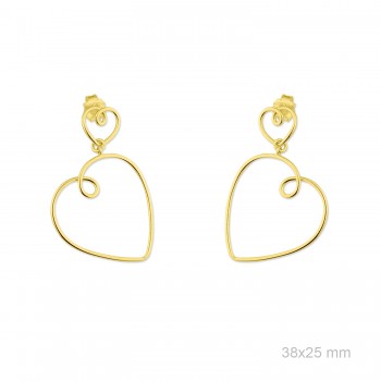 Silver earrings