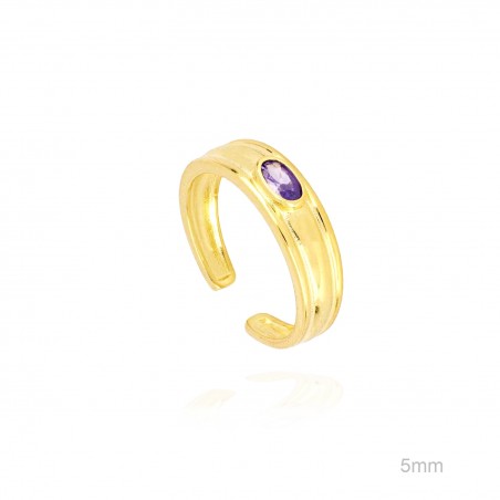 Anillo Dorado Circ. Morada