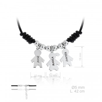 Sautoirs Argent lisse