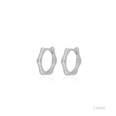 Boucles d'oreilles Argent lisse