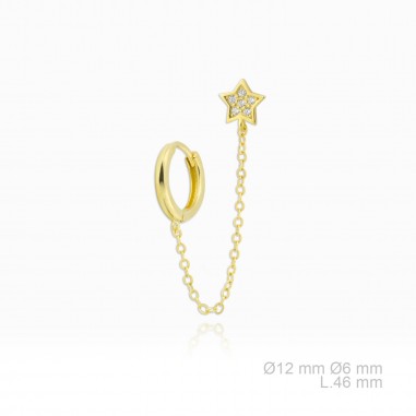 Silver Earrings with Cubir Zirconium