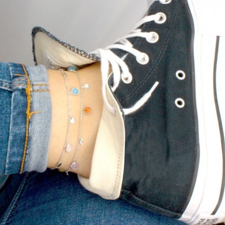Bracelet de Cheville en Argent