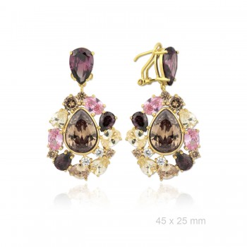 Silver earrings
