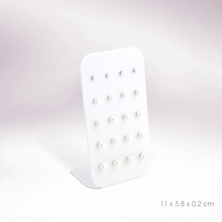 Expositor - 10 pares de brincos (fecho de rosca)