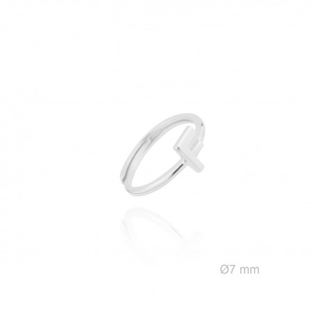 Silver ring | Letter F