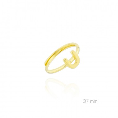 Silver ring | Letter U