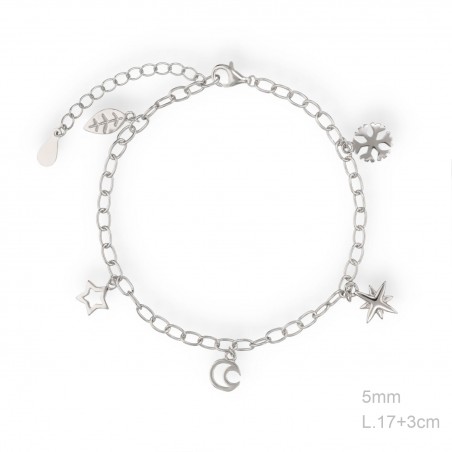 Pulseiras Prata lisa