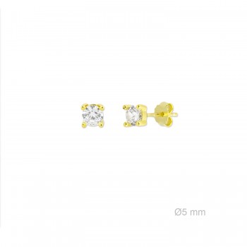 Silver Earrings with Cubir...