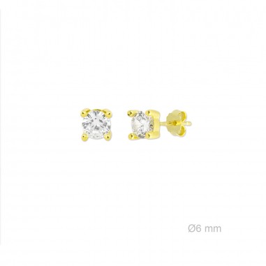 Silver Earrings with Cubir Zirconium