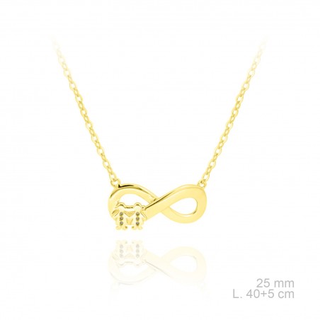 Silver Necklaces with Cubic Zirconium 