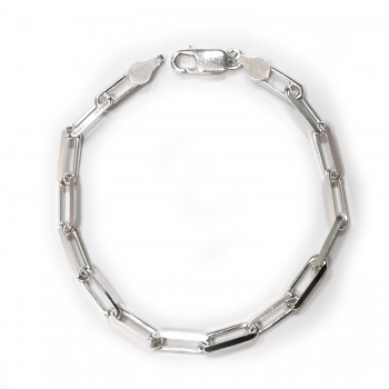 Pulsera Plata Lisa Forzada...