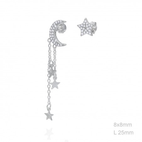 Boucles d'oreilles Zircons