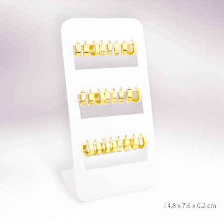 Expositores - 12 brincos de Aço