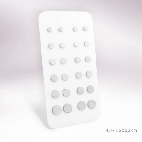 Display - 12 Stainless steel earrings