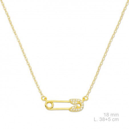 Sautoir en Argent avec oxyde de zirconium