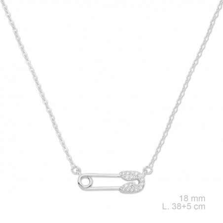 Sautoir en Argent avec oxyde de zirconium